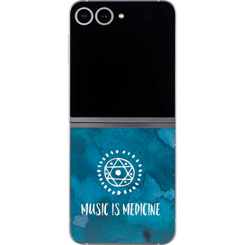 Music is Medicine Galaxy Z Flip6 Skin